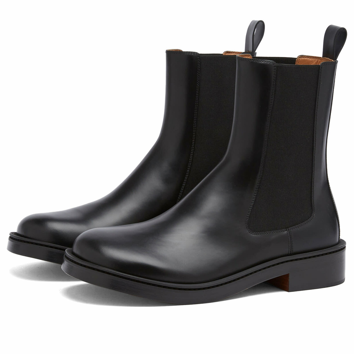 Alexander McQueen Men's Leather Boot in Black