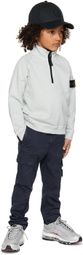 Stone Island Junior Kids Navy Patch Cargo Pants