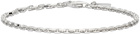 Hatton Labs Silver Anchor Chain Bracelet