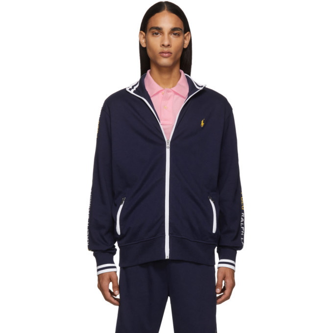 Photo: Polo Ralph Lauren Navy Interlock Track Sweatshirt