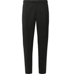 Barena - Charcoal Tapered Pleated Prince of Wales Checked Stretch-Virgin Wool Suit Trousers - Charcoal