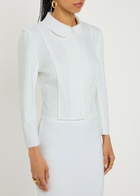 Norma Kamali Girl Stretch-jersey Jacket White