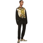 Versace Black Barocco Mitchel Sweatshirt