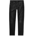 Nudie Jeans - Lean Dean Slim-Fit Tapered Organic Stretch-Denim Jeans - Men - Black