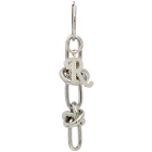Raf Simons Silver Double Knot Earring