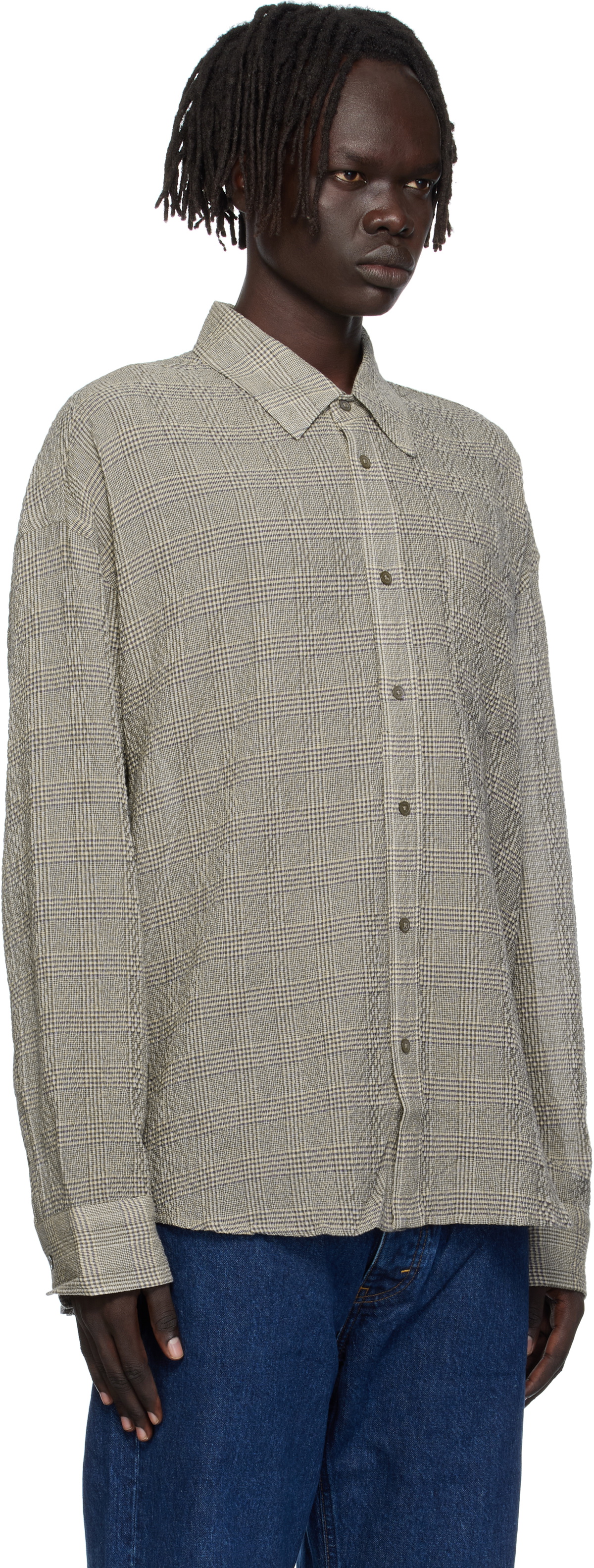 HOPE Gray Wide Fit Shirt