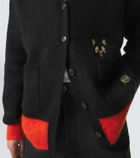 Loewe x Louis Wain mohair-blend cardigan
