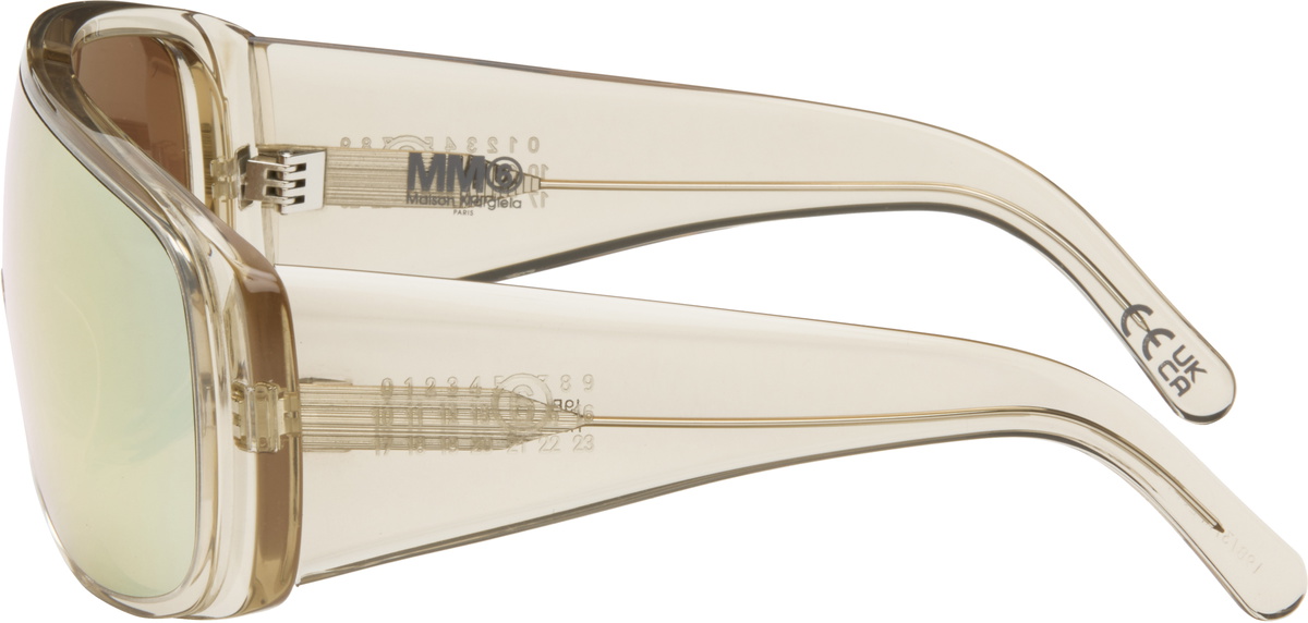 MM6 Maison Margiela Yellow Mask Sunglasses MM6 Maison Margiela