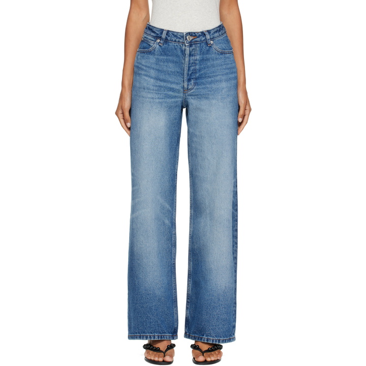 Photo: A.P.C. Blue Elisabeth Jeans