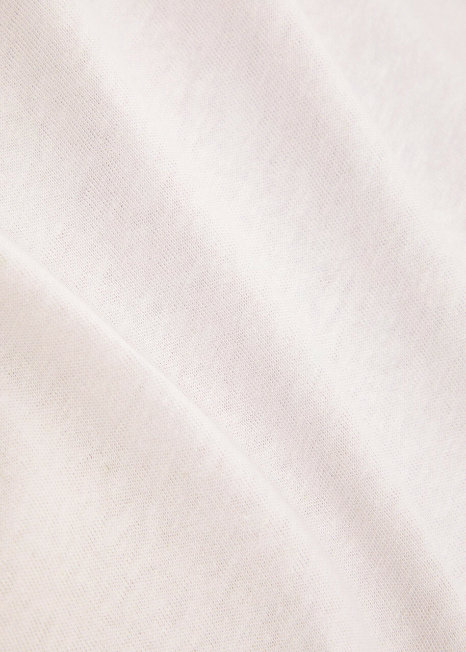 A.P.C. Jules Logo Cotton and Linen-blend T-shirt Beige