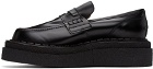 Sacai Black George Cox Edition Leather Loafers