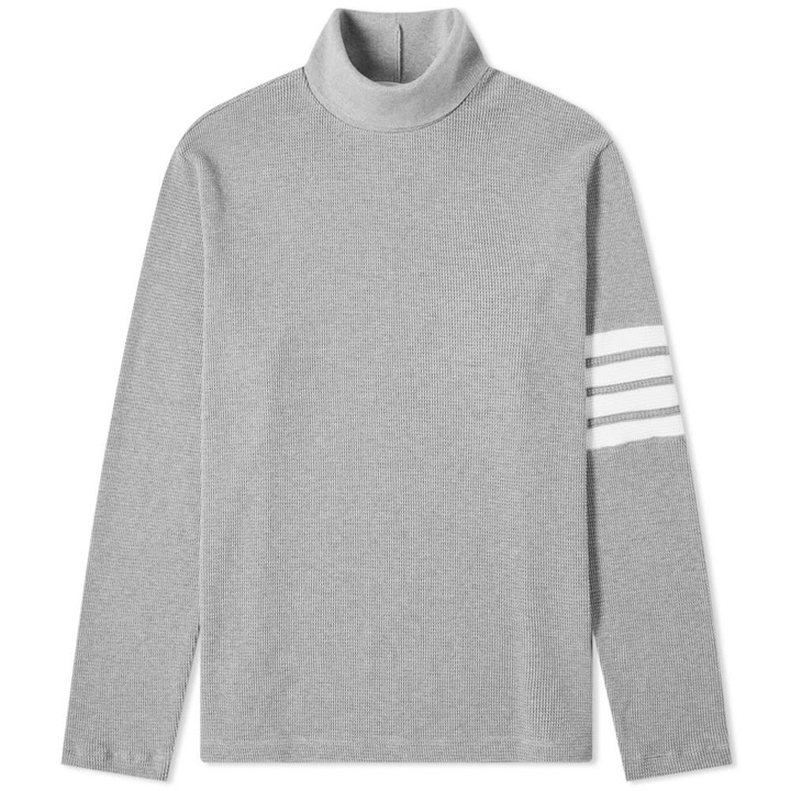 Photo: Thom Browne Waffle Four Bar Turtleneck