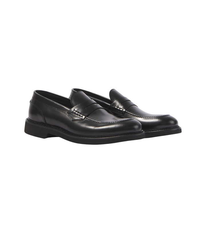 Photo: Canali Leather penny loafers