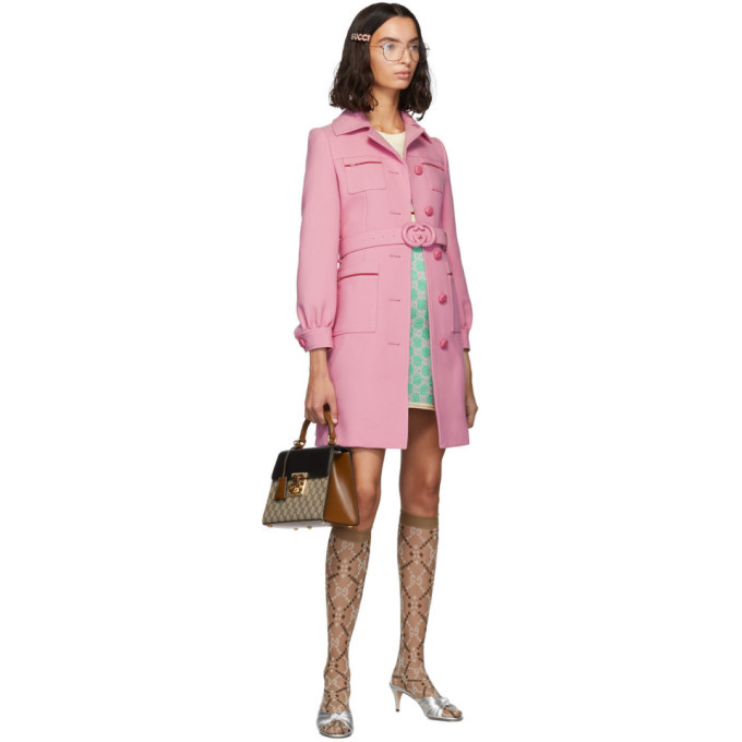 Gucci on sale pink coat