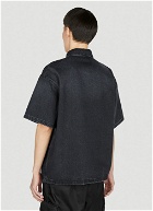 Prada - Denim Short Sleeve Shirt in Black