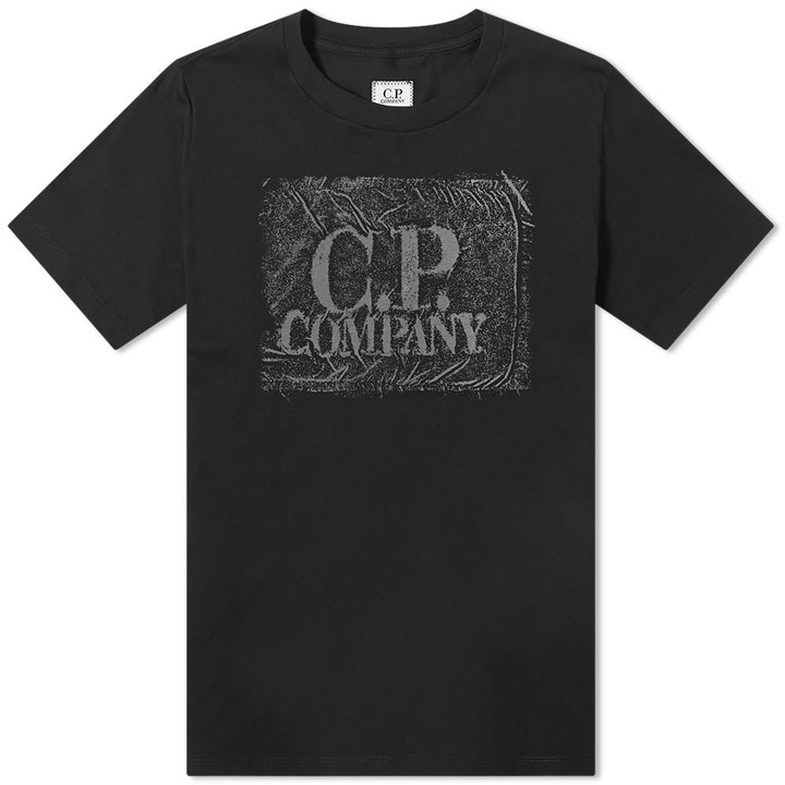 Photo: C.P. Company Ink Stamp Logo Tee