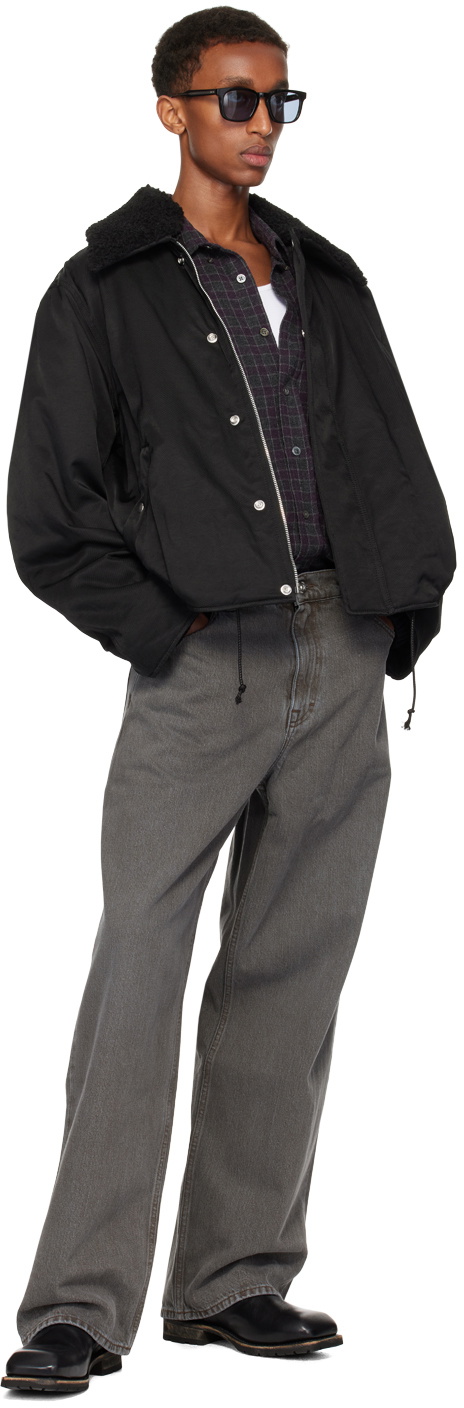ジャケット・アウター OUR LEGACY 24aw ACE JACKET size44 Our Legacy - Ace Jacket Black Aero Nylon