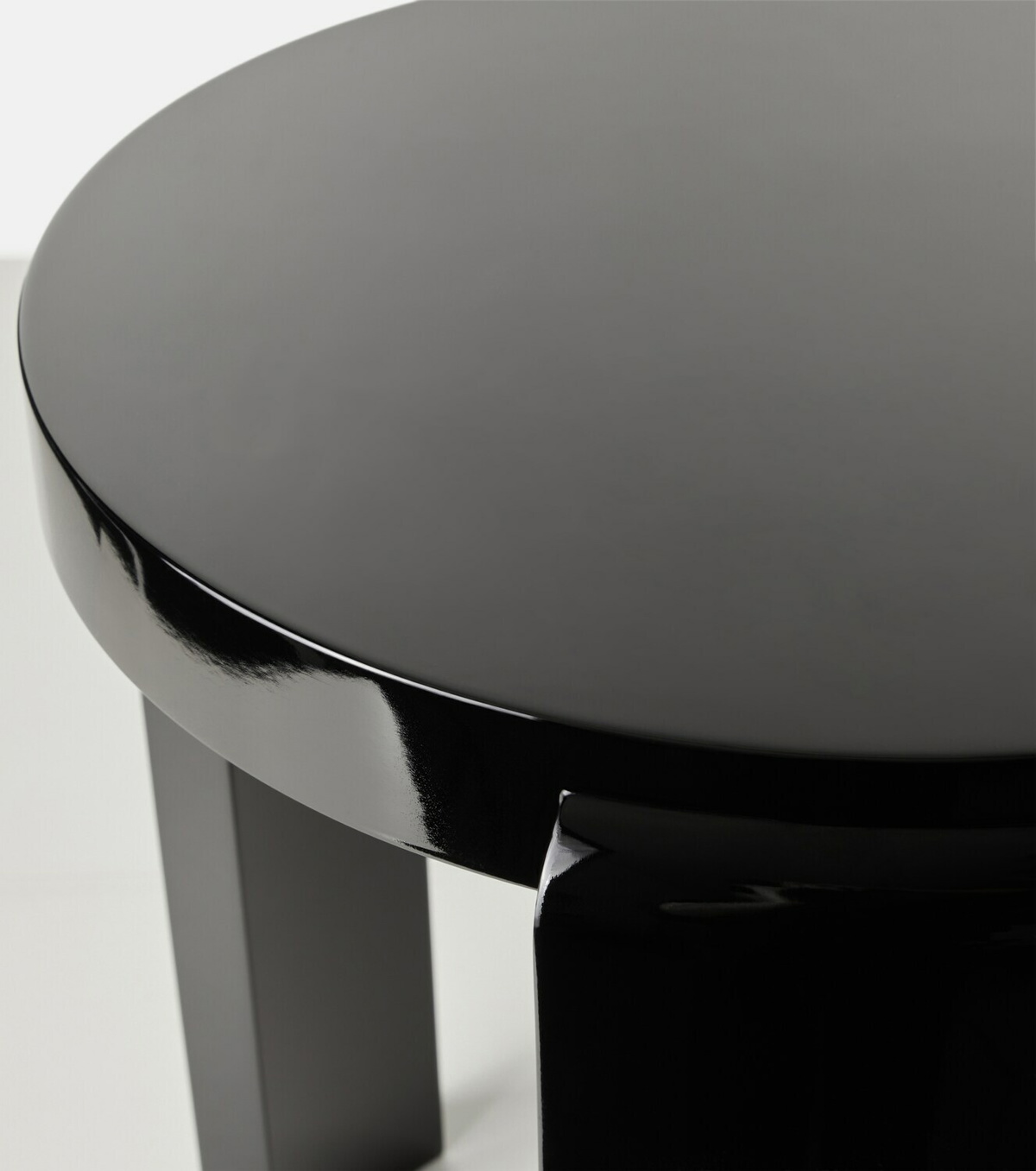 Louise Roe Spina lacquered beech stool