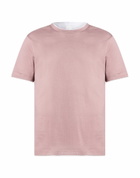 Eleventy Mens T-shirt Mauve