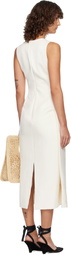 JACQUEMUS Off-White 'The Tablier' Midi Dress
