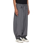 Y-3 Gray Sport Uniform Cuffed Trousers