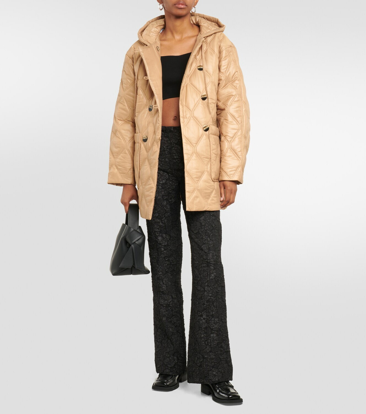 Ganni Quilted ripstop jacket GANNI