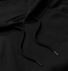 Vans - Versa Logo-Embroidered Fleece-Back Cotton-Blend Jersey Hoodie - Black