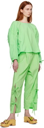 Henrik Vibskov Green Siesta Trousers