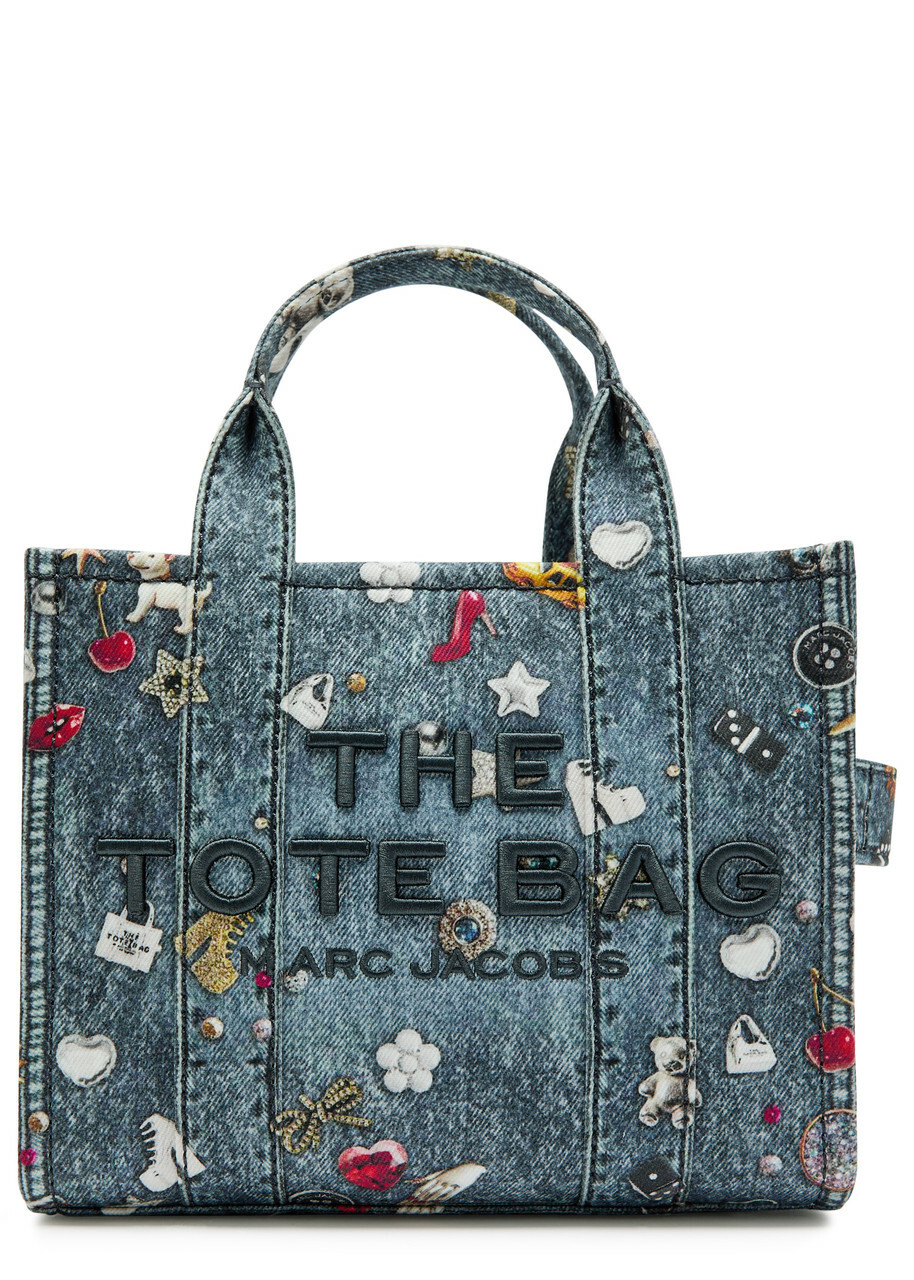 Marc Jacobs Pink & White 'The Future Floral Leather Medium' Tote
