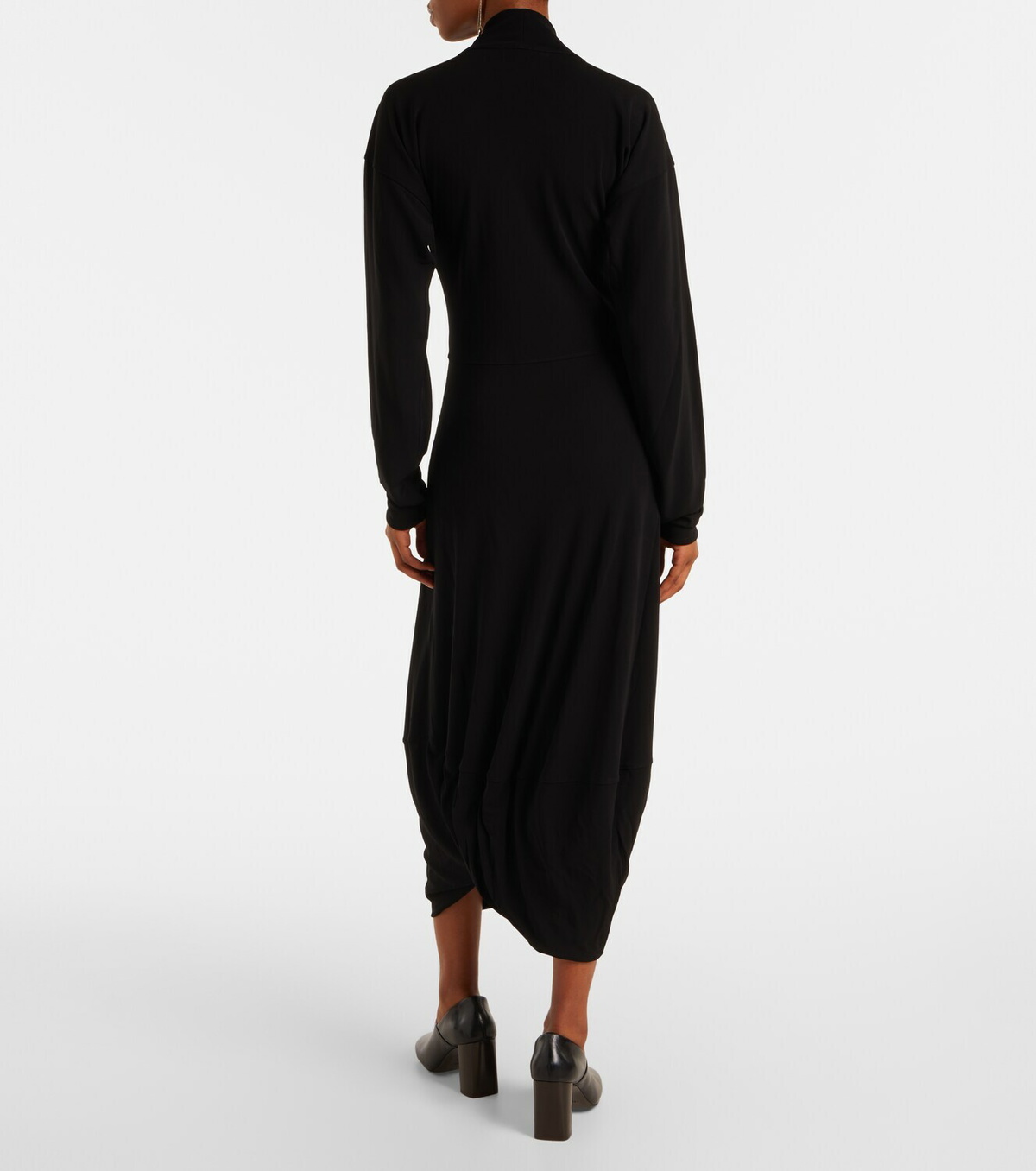 Lemaire Draped crêpe jersey maxi dress