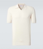 Brunello Cucinelli Ribbed-knit cotton polo sweater