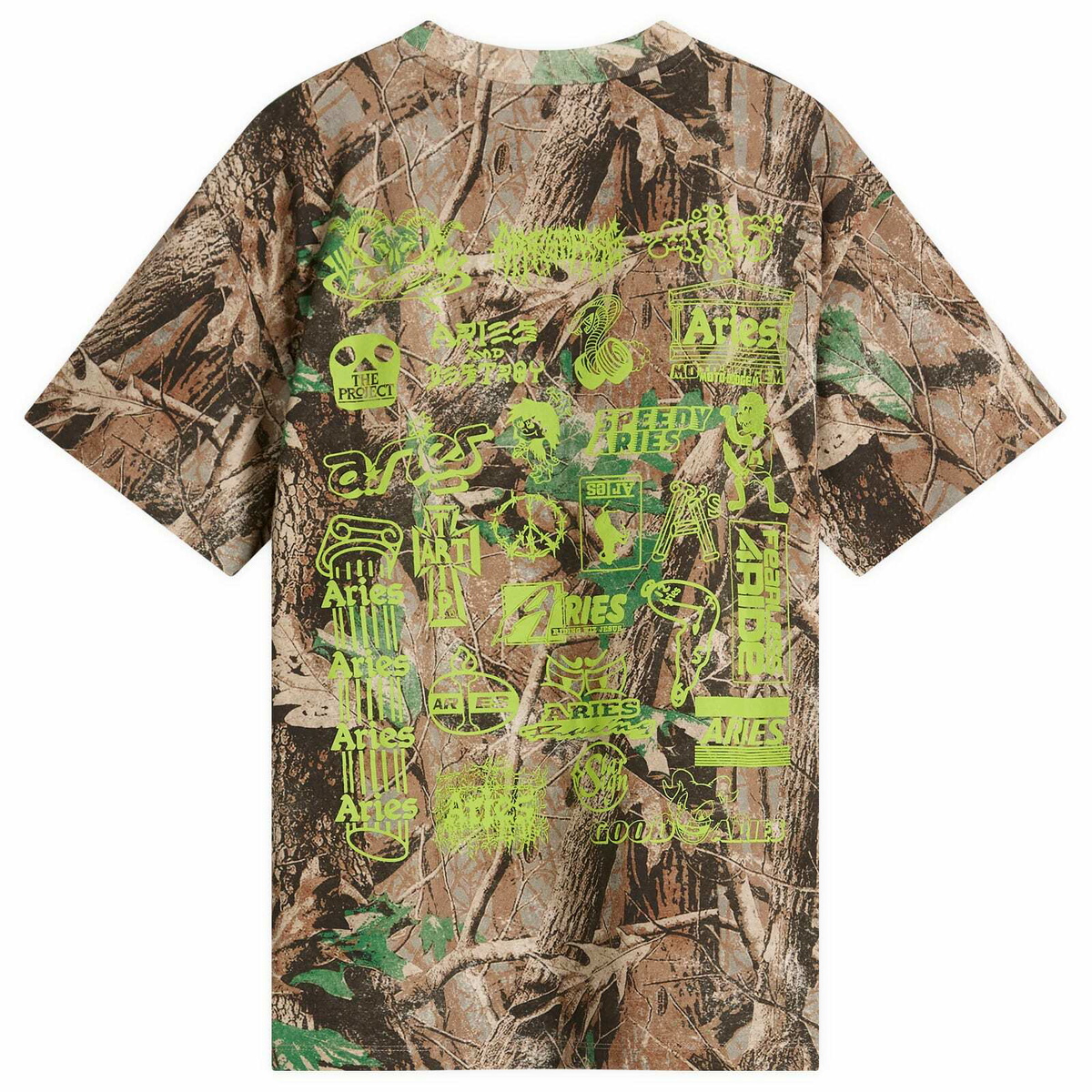 END. x Aries Moto Dodgem T-Shirt in Camo