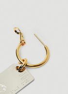 Sim Card Hoop Earring in Gold