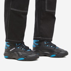 Reebok Men's Shaq Attaq Sneakers in Core Black/Azure/White