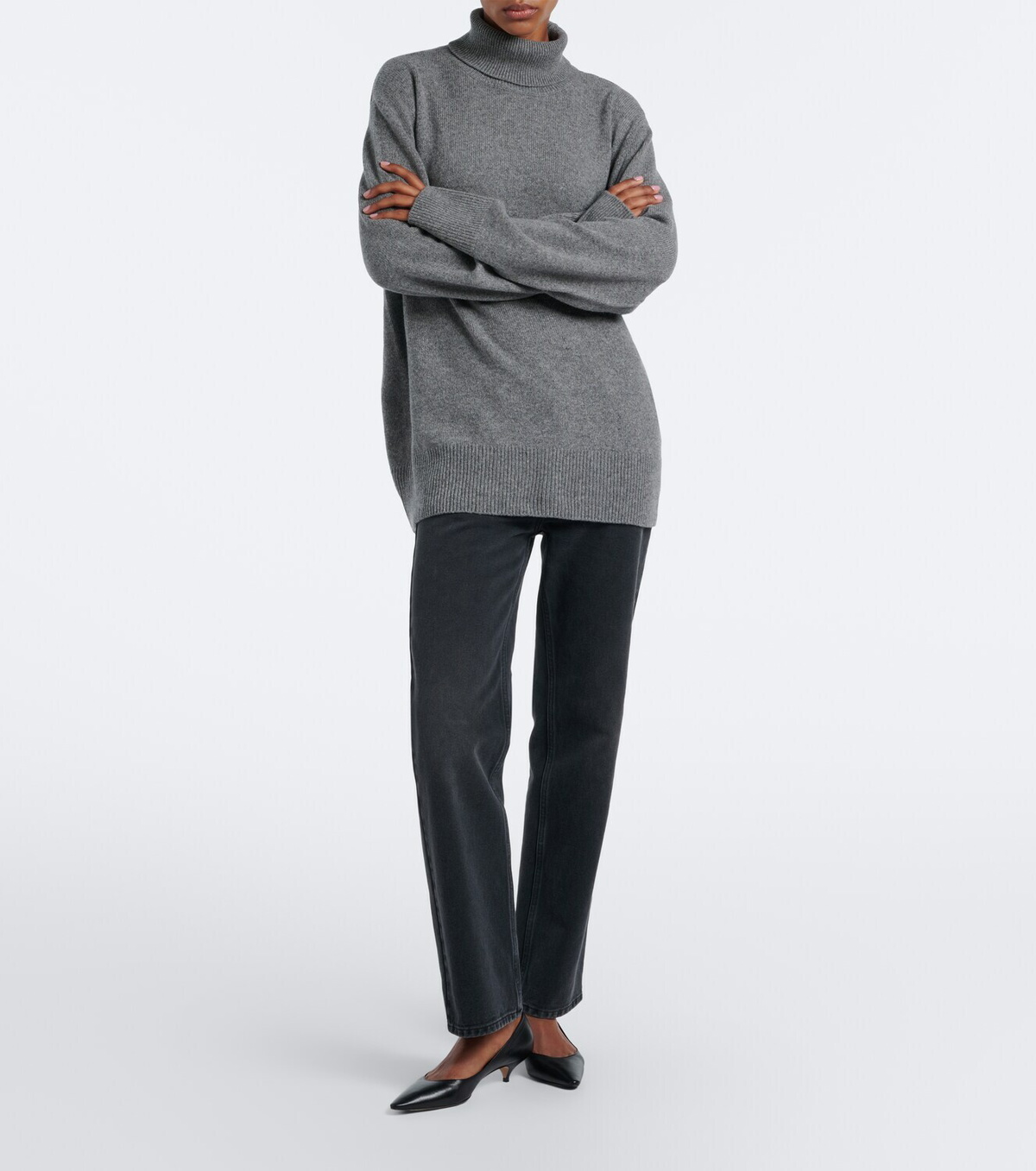 The Row Stepny wool-blend turtleneck sweater