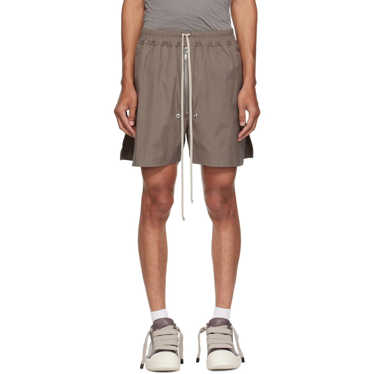 Rick Owens Gray Tower Bela Boxers Shorts