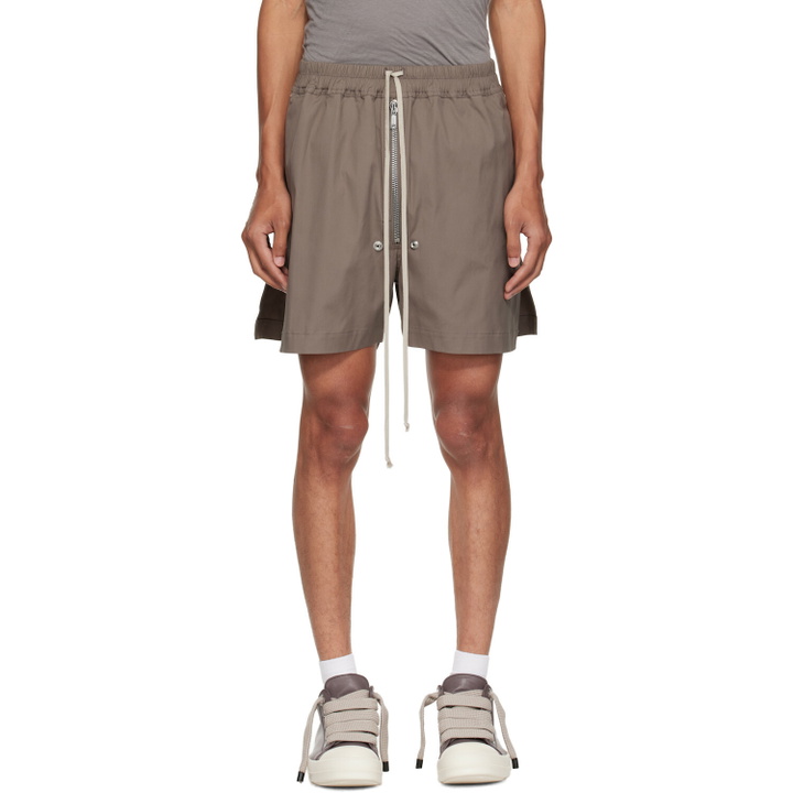 Photo: Rick Owens Gray Tower Bela Boxers Shorts