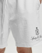 Sporty & Rich Vendome Gym Short White - Mens - Sport & Team Shorts