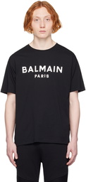 Balmain Black Printed T-Shirt