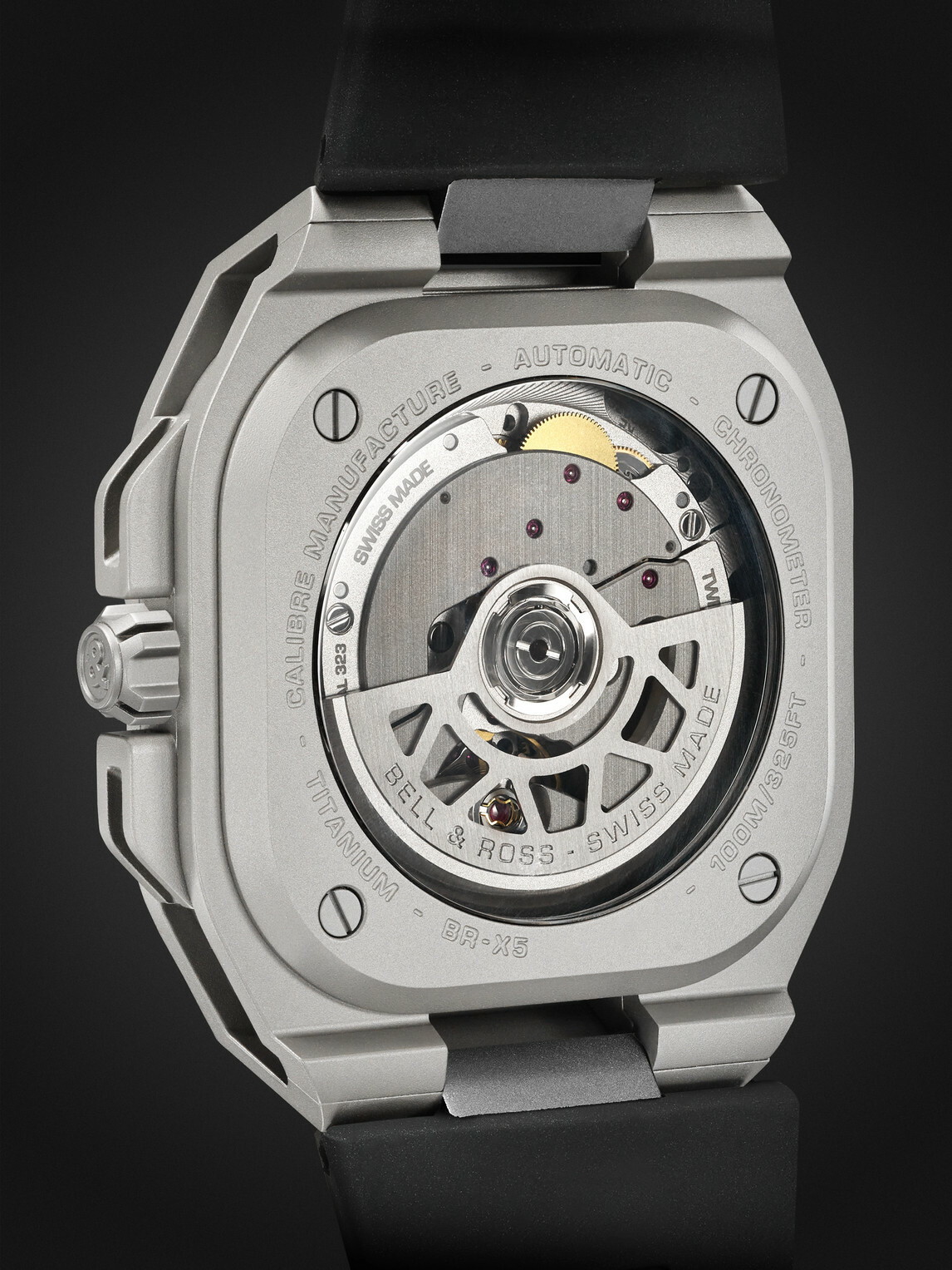 Bell & Ross - BR-X5 Automatic Chronometer Titanium Watch, Ref. BRX5R-BL-TI/SRB
