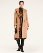 Brooks Brothers Women's Camel Hair Polo Coat