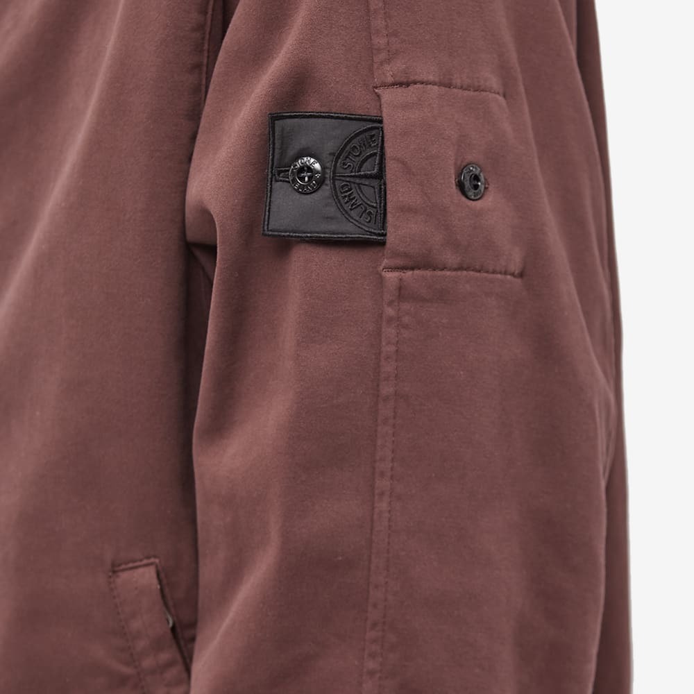Stone Island Shadow Project Men's Funnel Neck Jacket in Mahogany