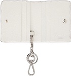 Acne Studios White Folded Leather Wallet