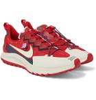 Nike x Undercover - Gyakusou Zoom Pegasus 36 Trail Suede-Trimmed Rubber and Mesh Running Sneakers - Red
