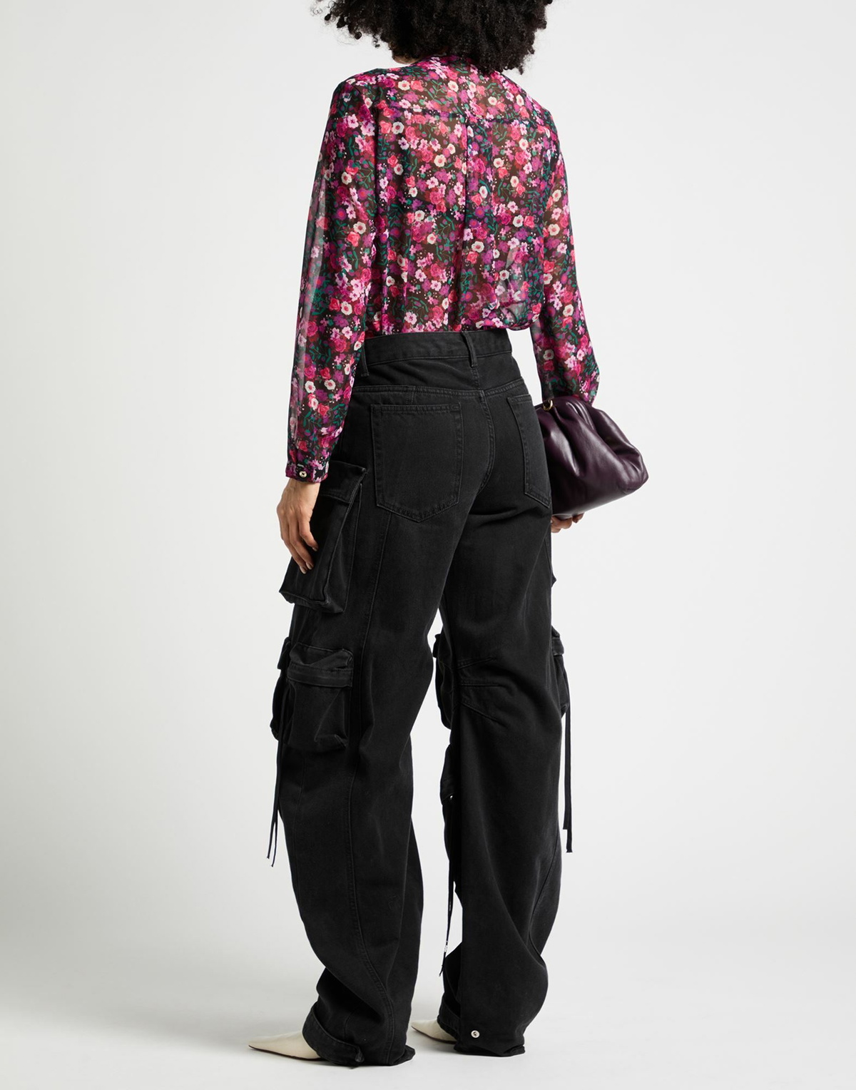 Guess Womens Top Fuchsia