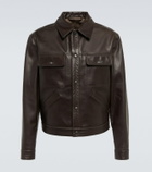 Lemaire - Leather shirt