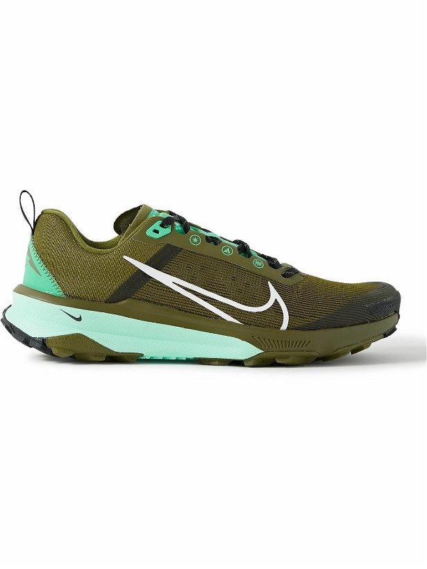 Photo: Nike Running - Terra Kiger 9 Rubber-Trimmed Mesh Trail Running Sneakers - Green
