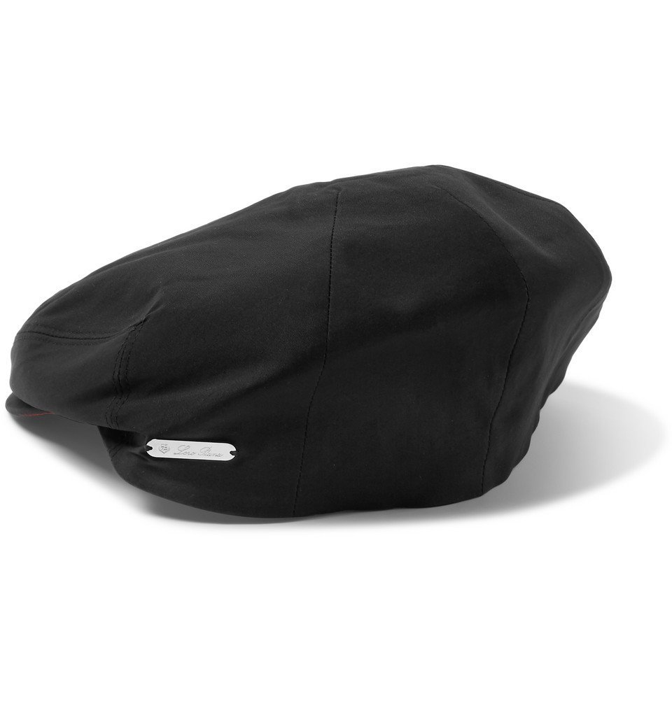 Loro Piana - Roadster Shell Flat Cap - Men - Black Loro Piana