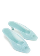 Chloe Chloé Jelly 55 Knotted Mules Blue