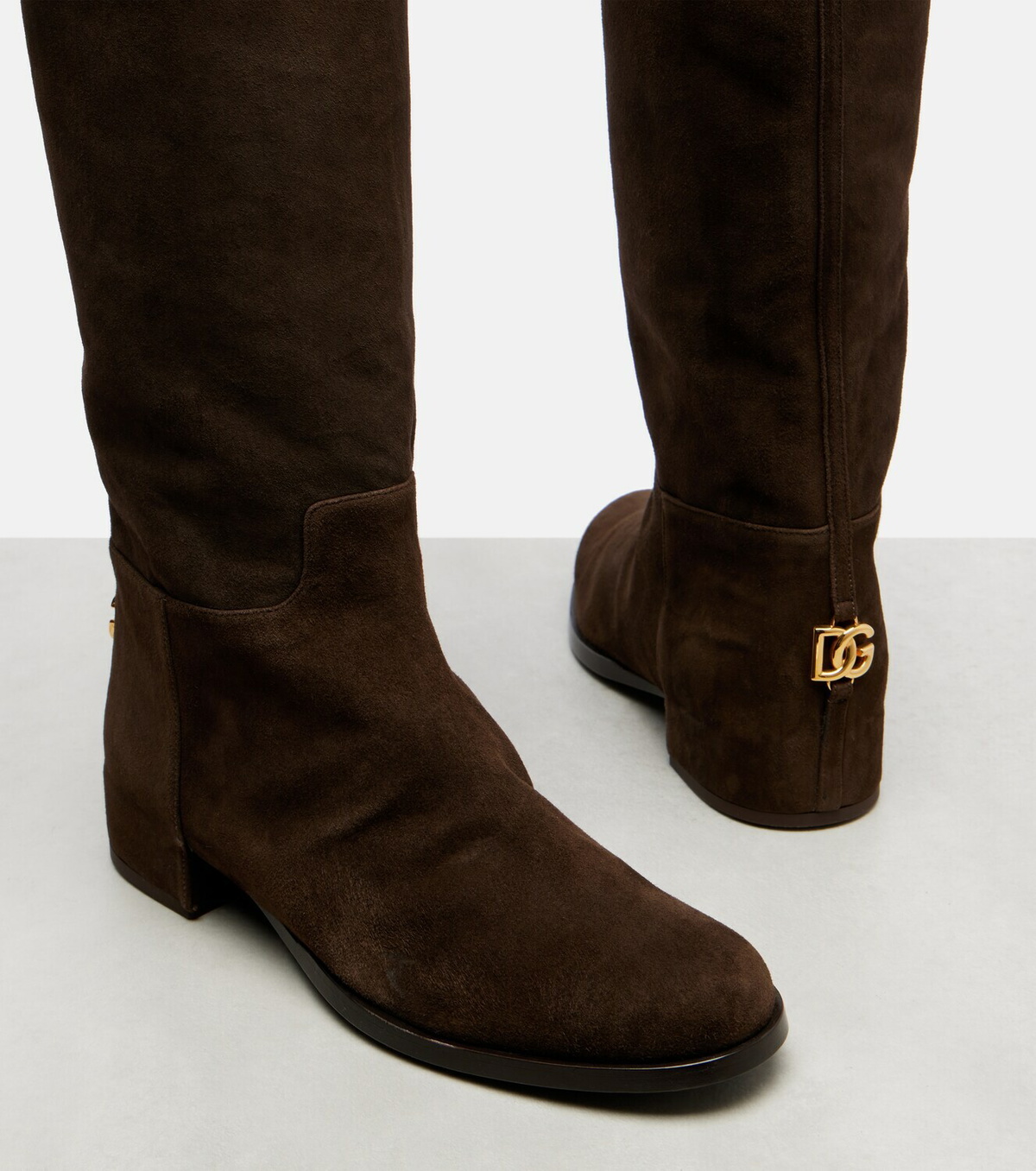 Dolce&Gabbana Suede over-the-knee boots